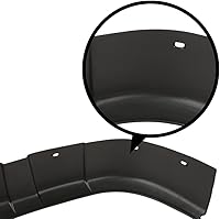 Vista 8 de PIT66 Defensas guardabarros con aletas, Compatible con Honda TRX400 TRX450 Foreman de 1995-2004, 4 piezas de aletas de lodo