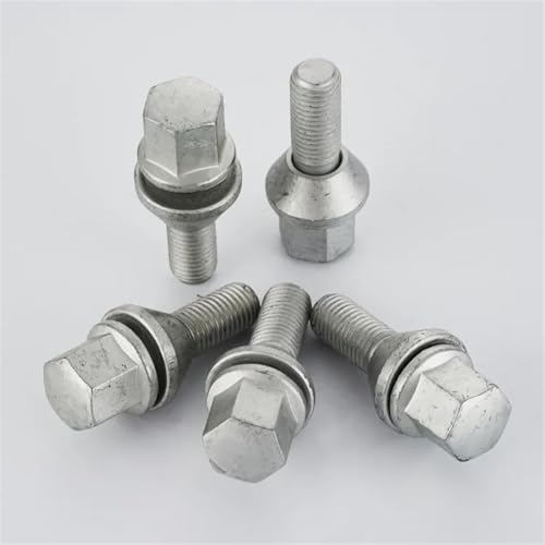 5 Tornillos de Rueda M12x1.5 para Dacia con hexagonal de 17 mm 5