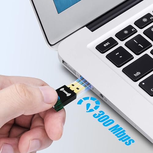 Image of Foxin Nano 300 mbps Wireless USB Wi-Fi Adapter for PC, Desktop, Laptop | Mini WiFi Dongle Compatible with Windows, Mac Os & Linux Kernel | Advanced Security WPA /WPA2 encryption Standards | 300 mbps