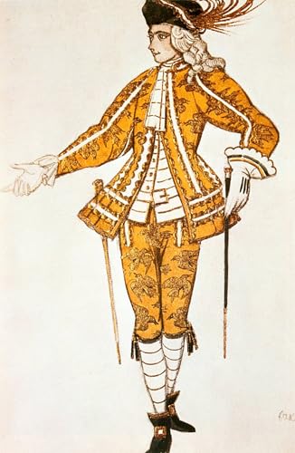 Toile Léon Bakst Fée des Canaris - Émotion et Poésie pour l'Art de la Chambre