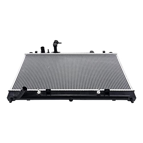 Image of KAX Radiator, CU2673 OE Style Bolt-On Aluminum Core Radiator Replacement M-azda 6 2003-20082.3L, 28-5 /8 inchW, 14-7 /8 inchH, 1-1 /4 inchInlet, 1-1 /4 inchOutlet
