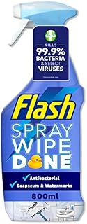 Flash Spray, Bathroom Anti-Bac Multi Purpose Cleaning Spray White Blossom 10 x 800ml