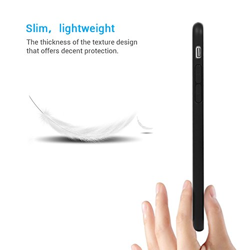 MAXFE.CO 2x Cover iPhone 7 Silicone Morbido TPU