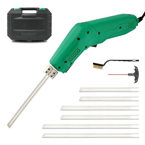 300W Air-Cooled, Electric Hot Knife - Foam Cutting Tool with Blades & Accessories Use Foam Cutter for Engraving and DIY Handmade