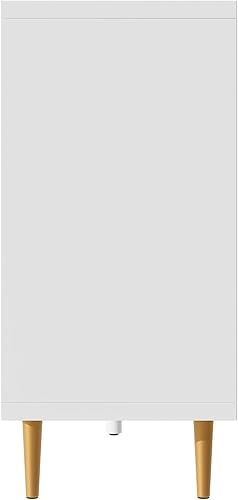 Miniatura 8 de Moderno armario de almacenamiento de 65 pulgadas con estantes ajustables, soporte de TV para TV de hasta 70 pulgadas, mesa de consola, mesa de sofá