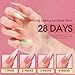 ROSALIND Nude Pink Poly Nail Gel, 2 oz Poly Extension Rose Pink Gel Poly Neutral Builder Nail Gel Quick Building, Gel Acrylic Poly in Tubes for Nail Extension Thickening Nail Trendy Beauty