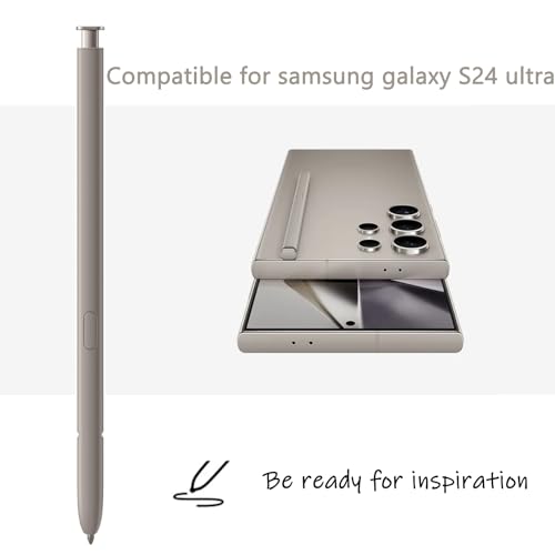 Image of S24 Ultra S Pen Replacement for Samsung Galaxy S24 Ultra Stylus,Light Gray | Galaxy S24 Ultra S Pen,S24 Ultra Pen,WithoutBluetooth,4096 Levels of Pressure Sensitivity,US Version