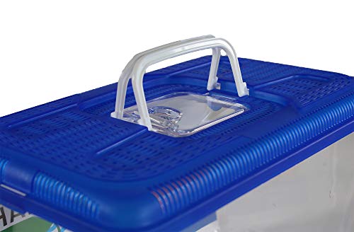 Réservoir portable transparent de 8,7L avec poignée rigide