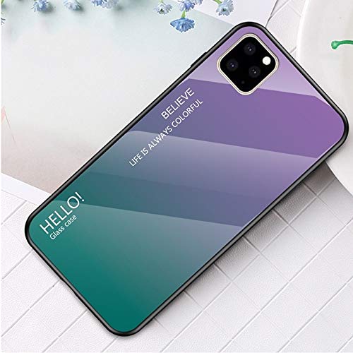 Coque rigide iPhone 11 Pro violette en verre pour le quotidien chic