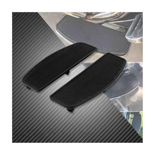 Inserts de repose-pieds premium pour moto Touring FLHT et Softail finition durable