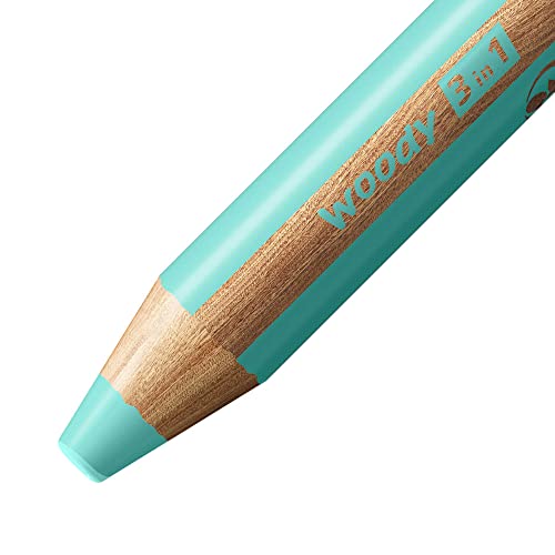 Crayon woody 3in1 STABILO effaçable pour stopper les taches sur les murs