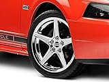 AM Wheels Saleen Style Chrome Wheel; 18x9; 30mm Offset Compatible for 99-04 Mustang