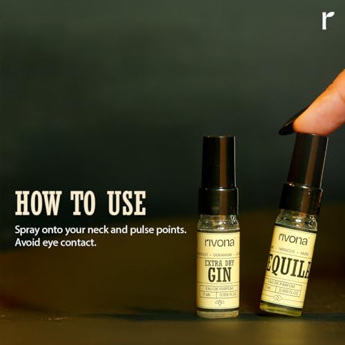 Image of Rivona Perfume Shot Trial Pack | Long-Lasting Perfume Sprays for Men & Women | Travel-Friendly Fragrance Set | Floral, Fruity & Fresh Scents | Ideal for Gifting & Daily Use | Set of 5 (5ml each)
