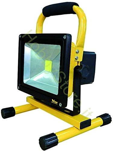 Vigor 34786-20 reflektor LED do ponownego ładowania, 1400 lm, 20 W
