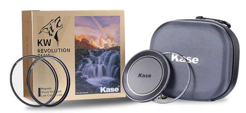Kase Revolution Plus Kit de Filtre Magnétique 82mm Verre Optique Antichoc CPL UV Accessoire Photo