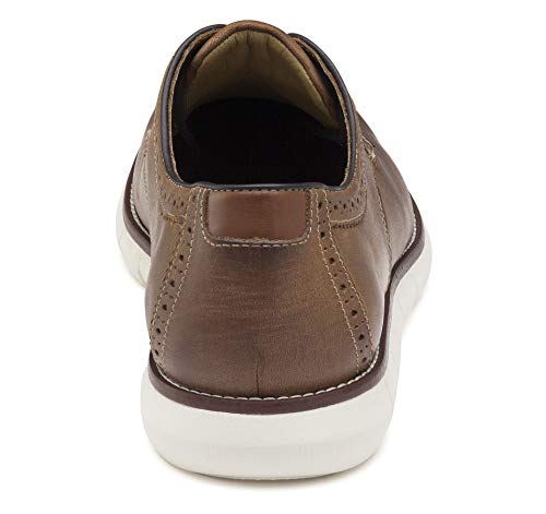 Image of Johnston & Murphy Men's Holden Oiled Leather Plain Toe Dress Casual Lace-up Shoe