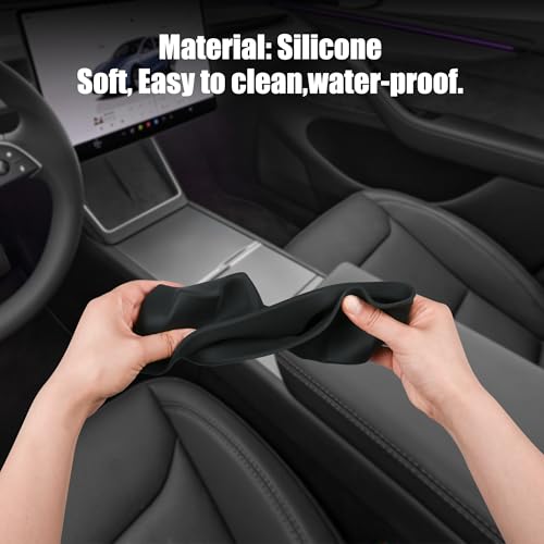 Portavasos de silicona premium para Tesla Model Y 2021-2026 miniatura 5