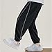 Boys Summer Ice Silk Pants Kids Youth Fashion Mesh Breathable Sweatpants Casual Sports Joggers Anti-Mosquito Pants Black