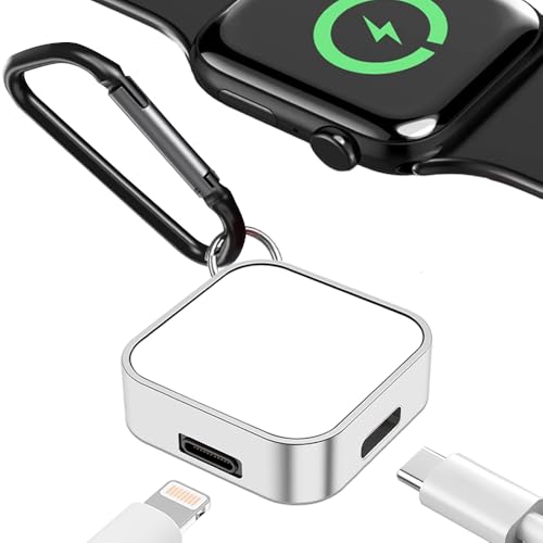 Chargeur pour montre Apple avec double port Lightning USB-C pour mise à jour