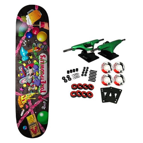 Thank You Skateboard Complete Pudwill Entertainment Black 8.0