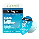 Neutrogena Hydro Boost Water Gel Face Moisturizer Refill Pod, Refill Pack of Hyaluronic Acid Moisturizer for a Refreshing Burst of Hydration & Dewy Skin, Signature Fragrance, 1.7 oz