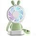 Produktbild Hebey Mini Fan Handkühlung Personal Hand (Grüne Kaninchen)