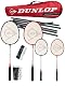 Federball-Set Dunlop Sports Nanomax Pro Ti Family für Familie