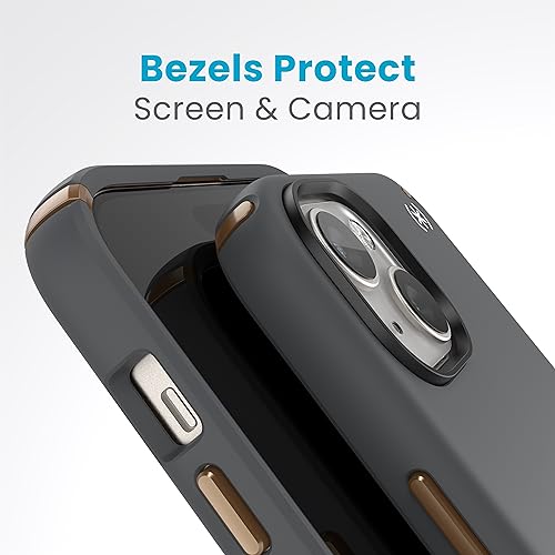 Image of Speck iPhone 15 Plus Presidio2 Pro Case - 6.7 inch Grey Bronze