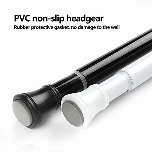 Tringle rideau douche télescopique sans perçage ajustable multi-taille