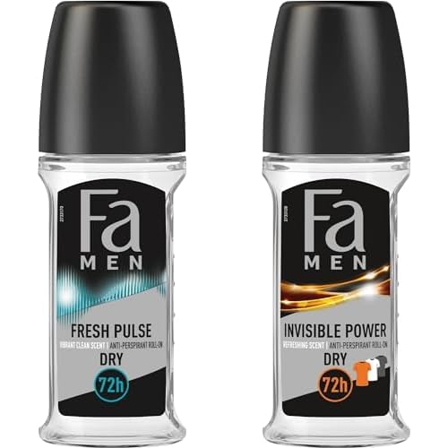 Fa Seti | Men Fresh Pulse Roll-On 50 ml Erkek 1 Adet x1 + Invisible Power Roll-on 50 ml x1