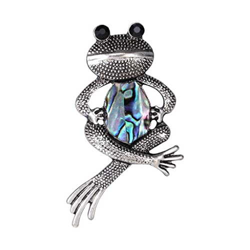 Broche grenouille pour sublimer un look bohème ou rehausser un blazer de bureau formel.