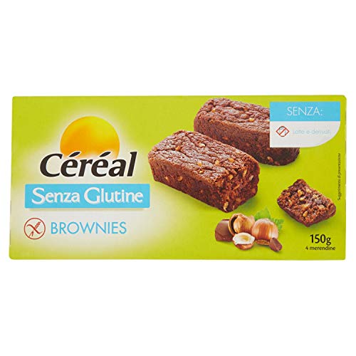 Céréal Brownies senza Glutine Merendine Dolci, 150g