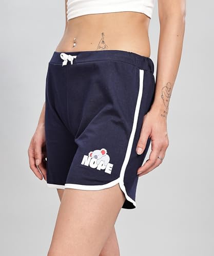 Image of SHODOX 100% Cotton Women Casual Shorts - Printed Short for Gym, Yoga, Cycling, Dance, Summer - Regular Fit (Pack of 2)