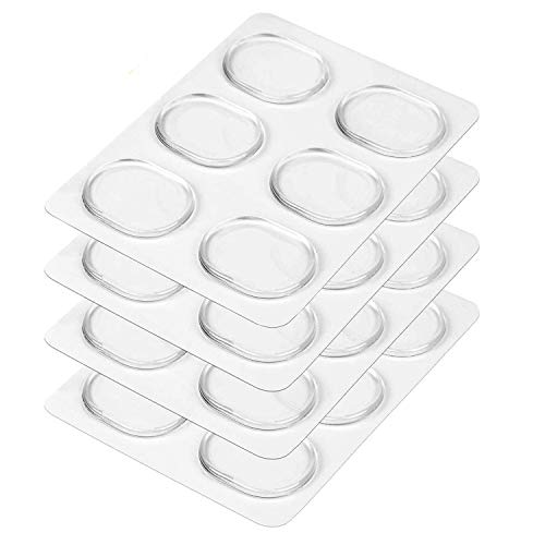 Cettkowns 24-Pack Silicone Non-toxic Soft Clear Dampeners for Drums - Silencers, Damper Gel Pads, Mute for Tone Control