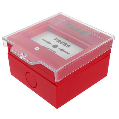 Homoyoyo Botón de Alarma de Emergencia Rojo de Plástico Doble Función y Respuesta Rápida para Escenarios de Emergencia y Oficinas
