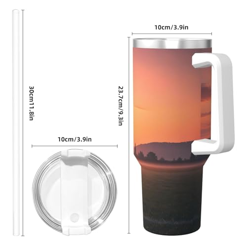 Vaso aislado de 40 onzas, taza de viaje y botella reutilizable 5