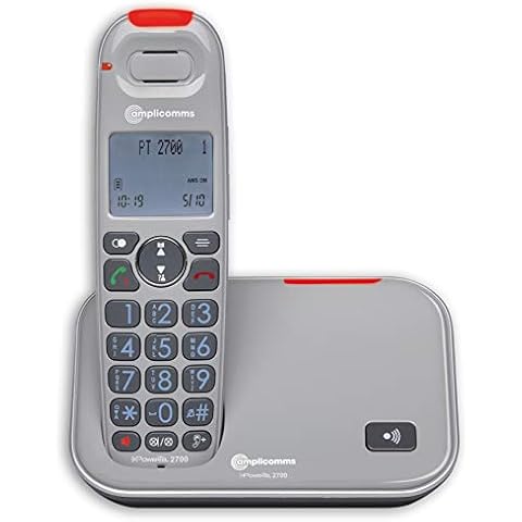 Teléfono con botón grande y sonido extra fuerte Amplicomms PowerTel 2700 Cover