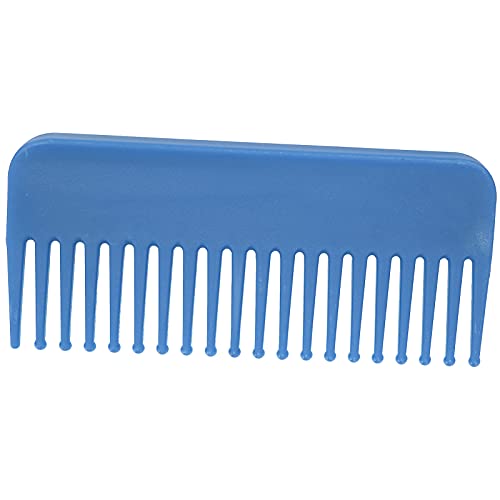 Peine duro para cabello sin mango color azul miniatura 6