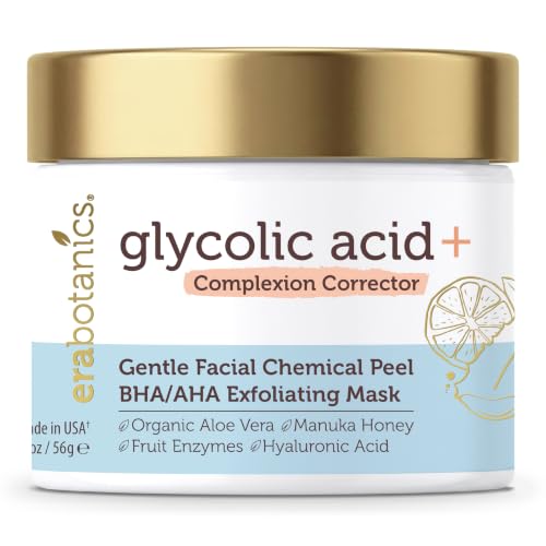 Chemical Peel for Face – Gentle AHA BHA Exfoliant with Fruit Enzymes