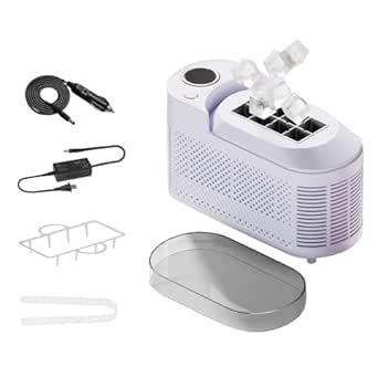 Countertop Portable Small Mini Ice Maker - 8 Ice Cubes Ready in 15 Mins, Comes with Car Power, DIY Ice Making & Easy Ice Release, Suitable for Home, Kitchen, RV & Camping