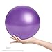 Pilates Ball,25cm Yoga Ball,PVC Pilates Ball,Kleiner ÜbungsBall Smit Aufblasen Röhrchens,Gymnastikball,tärkung der Bauchmuskulatur und partielle Massage,für Yoga, Büro,Sitzball(Lila)
