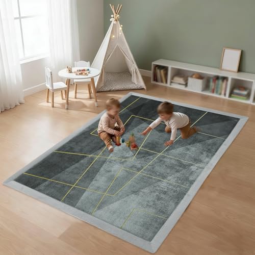Mata do raczkowania dla niemowląt, miękki dywan dziecięcy, antypoślizgowa mata do zabawy, mata do raczkowania, mata do jogi i mata do ćwiczeń, dywan tatami, 3 cm, pogrubiony aksamitny dywan koralowy