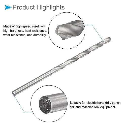 CoCud Extra Langer Spiralbohrer Bohrer 13mm Bohrer Durchmesser 300mm Gesamt Länge Schnellarbeitsstahl Drehbohrer - (Anwendung: für Kupfer Metall Holzarbeiten)