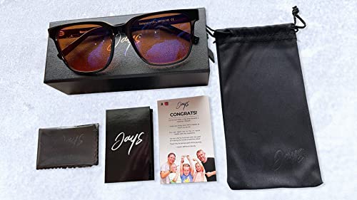 Image of Jays Nighttime Blue Light Blocking Glasses, Anti Glare Fatigue Mobile Computer Screen BlueLight Blocker Glasses for Men /Women