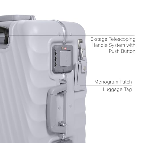 TUMI 19 Degree Frame Continental 4 Wheel Carry-On - Lightweight Suitcase - Hard Shell Luggage - 21.8" X 15.8" X 9.0" - Pearl4