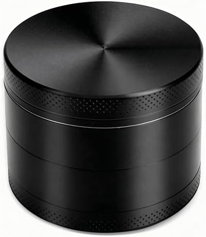 Spice Crusher for Kitchen Use – Durable Manual Crusher for Cooking Spices & Seasoning, Easy to Use and Clean (Black)