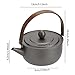 Aymzbd Mini Camping Water Kettle Water Boiler Teapot Coffee Pot Stainless Steel Portable Kitchenware Teakettle Tea Pot for Fishing, Gray