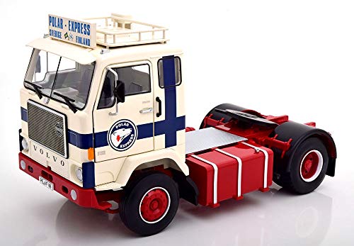 KK-Scale Road Kings Volvo F88 Polar Express 1965-1977 Weiss Rot LKW limitiert 1 von 700 Stück 1/18 Modell Auto