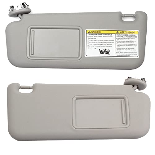 Left/Right Sun Visor with Vanity Light for Toyota RAV4 2006-2013