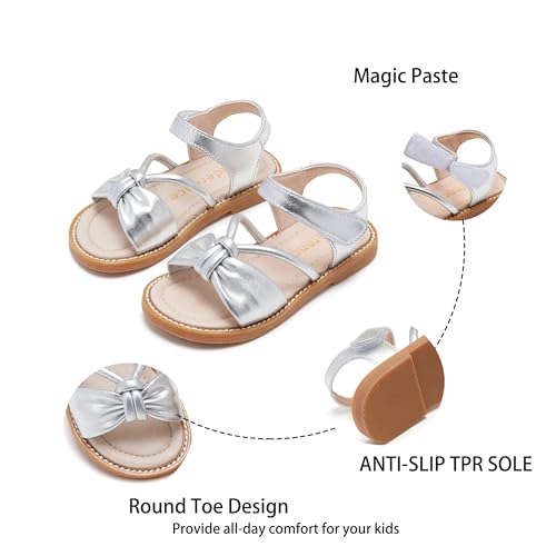 Image of Kiderence Toddler Girls Sandals Little Girls Kids Summer Shoes Toddler Sandals